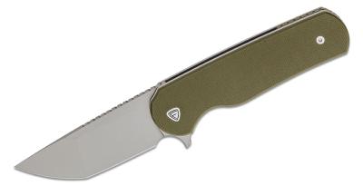 FF012G Couteau Ferrum Forge Zelex Green Lame Acier D2 Tanto - Livraison Gratuite