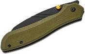 J1957GN Couteau CJRB Cutlery Fugly Green G10 Lame Acier AR-RPM9 IKBS - Livraison Gratuite