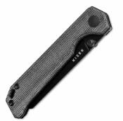 KIV3458RA1 Couteau Kizer Mini Begleiter Lame Tanto Reverse Nitro-V Black - Livraison Gratuite