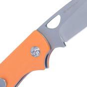 KIV3507N2 Couteau Kizer Zipslip Folder Orange Lame Acier N690 Slipjoint - Livraison Gratuite