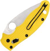 SC101PYL2 Couteau Spyderco Manix 2 Salt Yellow Lame Acier CPM-MagnaCut Ball Bearing Lock Made USA - Livraison Gratuite