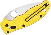 SC101PYL2 Couteau Spyderco Manix 2 Salt Yellow Lame Acier CPM-MagnaCut Ball Bearing Lock Made USA - Livraison Gratuite