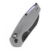 T1022V5 Couteau Tenable Model 6 Sheepfoot Lame Acier 14C28N Manche Black Micarta - Livraison Gratuite