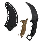 TKF307 Couteau Karambit Takumitak Midnight Lame Acier 3Cr13 Etui FRN - Livraison Gratuite