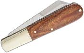 BCC2180 Couteau Bear & Son Heritage Large Barlow Walnut Lame Acier Carbone 1095 Slip Joint USA - Livraison Gratuite