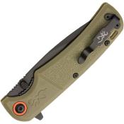 BR0543B Couteau Browning Buckmark Slim Sage Green Lame Acier D2 - Livraison Gratuite