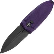 BTKG57A4 Couteau Bestech Ququ Purple Lame Acier 14C28N Black IKBS - Livraison Gratuite 