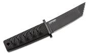 CS17DABKBK Couteau de botte Cold Steel Kyoto Lame Tanto Noir Acier 8Cr13MoV Étui Secure-Ex - Livraison Gratuite