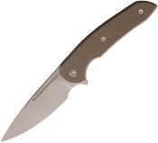 FF005T Couteau Ferrum Forge Stinger Tan Lame Acier Nitro-V - Livraison Gratuite