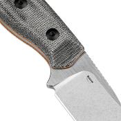 KI1078A2 Couteau Kizer Beaver Black Lame Acier Nitro-V Etui Kydex - Livraison Gratuite