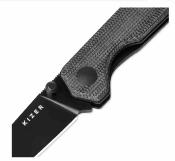 KIV3458RA1 Couteau Kizer Mini Begleiter Lame Tanto Reverse Nitro-V Black - Livraison Gratuite