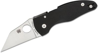 SC264GP Couteau Spyderco MicroJimbo Black G10 Lame Wharncliffe Acier S30V Made In USA - Livraison Gratuite