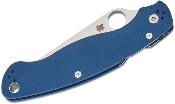 SC36GPCBL2 Couteau Spyderco Military 2 Cobalt Blue Lame Acier CPM-SPY27 Made In USA - Livraison Gratuite