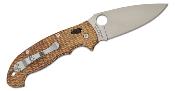 SC95MPCW2 Couteau Spyderco Manix 2 XL Brown Lame Acier CPM-CruWear Ball Bearing/Crossbar USA - Livraison Gratuite