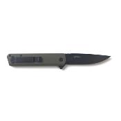 SPL240506OD Couteau Se7en Plus Hera OD Green Lame Drop Point Acier D2 - Livraison Gratuite