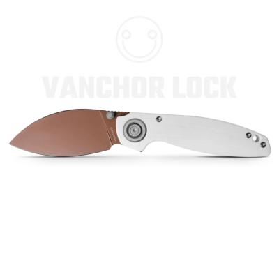 VOSA2803 Couteau Vosteed Shilin Cutter White G10 Lame Acier 154CM SW IKBS - Livraison Gratuite