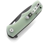 BTKG47J Couteau Bestech Airstream Jade G10 Lame D2 Gray Titanium IKBS - Livraison Gratuite