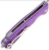 DGRPWFPRSW Couteau Daggerr Powie Purple Lame Bowie Acier 8Cr14MoV - Livraison Gratuite