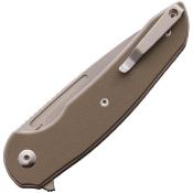 FF005T Couteau Ferrum Forge Stinger Tan Lame Acier Nitro-V - Livraison Gratuite