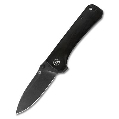 QS131P2 Couteau QSP Knife Hawk Black Lame Acier 14C28N IKBS - Livraison Gratuite