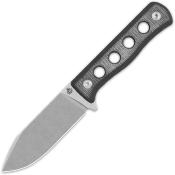 QS155B1 Couteau QSP Canary Fixed Blade Black Lame Acier Cr8Mo2VSi SW Etui Kydex - Livraison Gratuite