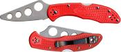 SC11TR Couteau Spyderco Delica 4 Trainer Lame Acier AUS-6 Red Made Japan - Livraison Gratuite