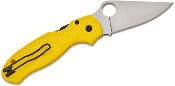 SC223PYL Couteau Spyderco Para 3 Salt Yellow Lame Acier CPM MagnaCut Made USA - Livraison Gratuite