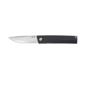 SRM401LGB Couteau SRM Knives 401L-GB Black Lame Acier 10Cr15CoMov Ambi Lock IKBS - Livraison Gratuite