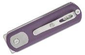 VOSA0724 Couteau Vosteed Corgi Pup Purple Lame Acier CPM-S35VN Satin Trek Lock IKBS - Livraison Gratuite