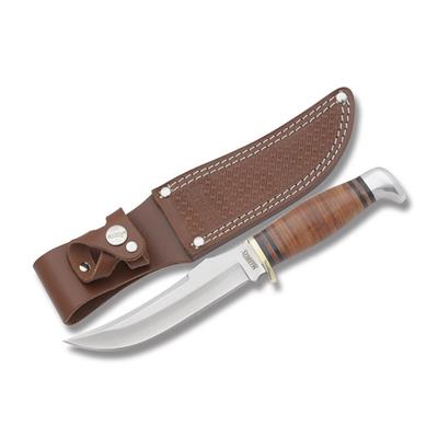 Couteau de Chasse Marbles Skinner Lame Acier Carbone Inox Manche Cuir Etui Cuir MR397 - Free SHipping