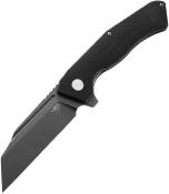 BTKG46F Couteau Bestech Rockface Black Wharncliffe Lame Acier D2 Gray IKBS - Livraison Gratuite