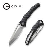 CIVC220061 Couteau CIVIVI Spiny Dogfish Black Lame Acier 14C28N Black IKBS - Livraison Gratuite