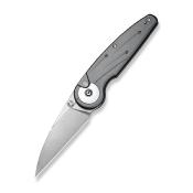 CIVC230522 Couteau CIVIVI Starflare Gray Lame Wharncliffe Nitro-V Button Lock IKBS - Livraison Gratuite