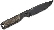 KI1067A1 Kizer Militaw Gold Lame Acier CPM-S35VN Manche Alu/Camocarbon Étui Kydex - Livraison Gratuite