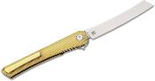 KI3645A1 Couteau Kizer Mercury Bronze Manche Titane Lame Acier S35VN IKBS - Livraison Gratuite