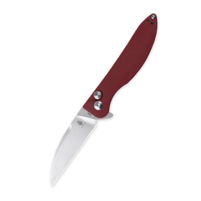 KIV3566N4 Couteau Kizer Sway Red ButtonLock Lame N690 IKBS - Livraison Gratuite