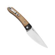 KIV4663A2 Couteau Kizer Momo Micarta Lame Acier Nitro-V - Livraison Gratuite