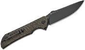 RKEP123MB Couteau RUIKE P123-MB Manche Micarta Black Lame Acier 14C28N - Livraison Gratuite