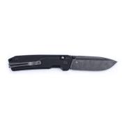 SRM7228LGB Couteau SRM Knives 7228L Black Ambi Lock Lame 10Cr15CoMov  - Livraison Gratuite