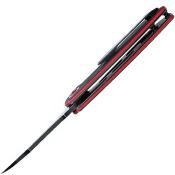 T1040A1 Couteau Tenable Prometheus Black/Red Lame Acier 14C28N BLK IKBS - Livraison Gratuite