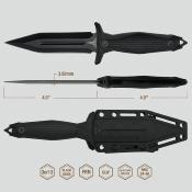 TKF303 Couteau Takumitak Protector Lame Spear Point Acier 3Cr13 Etui FRN - Livraison Gratuite