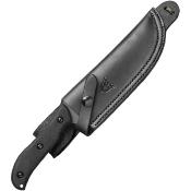 Couteau TOPS Silent Hero 4 HERO4-04 Lame Acier Carbone 1095 Manche Micarta Etui Cuir USA TPHERO04 - Livraison Gratuite