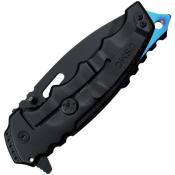 USMA1066BBK Lot de 2 Couteau USMC Tactical A/O Blue Lame Tanto 3Cr13 - Livraison Gratuite