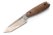 BRAD35T104 Couteau Bradford Guardian 3.5 Tanto Natural Lame Acier N690 Etui Cuir USA - Livraison Gratuite