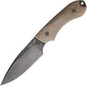 BRAD4FE104N Couteau Bradford Guardian 4 3D Natural Lame Acier N690 Etui Cuir USA - Livraison Gratuite