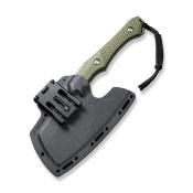 CIVC210412 Couteau Civivi Aratra Green Lame Acier D2 Cleaver Etui Kydex + Clip - Livraison Gratuite