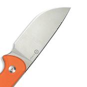 CIVC230942 Couteau CIVIVI Timberbark Orange Lame Acier 14C28N Etui Kydex - Livraison Gratuite