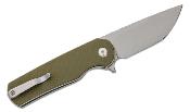 FF012G Couteau Ferrum Forge Zelex Green Lame Acier D2 Tanto - Livraison Gratuite