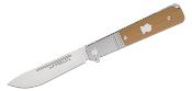 KARB113 Couteau Karbon Flatline Tan G10/Titane Lame Acier 154CM IKBS Framelock Clip - Livraison Gratuite