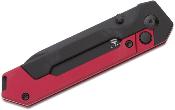 KI3632A2 Couteau Kizer Cutlery Hyper Red/Black Button Lock IKBS - Livraison Gratuite